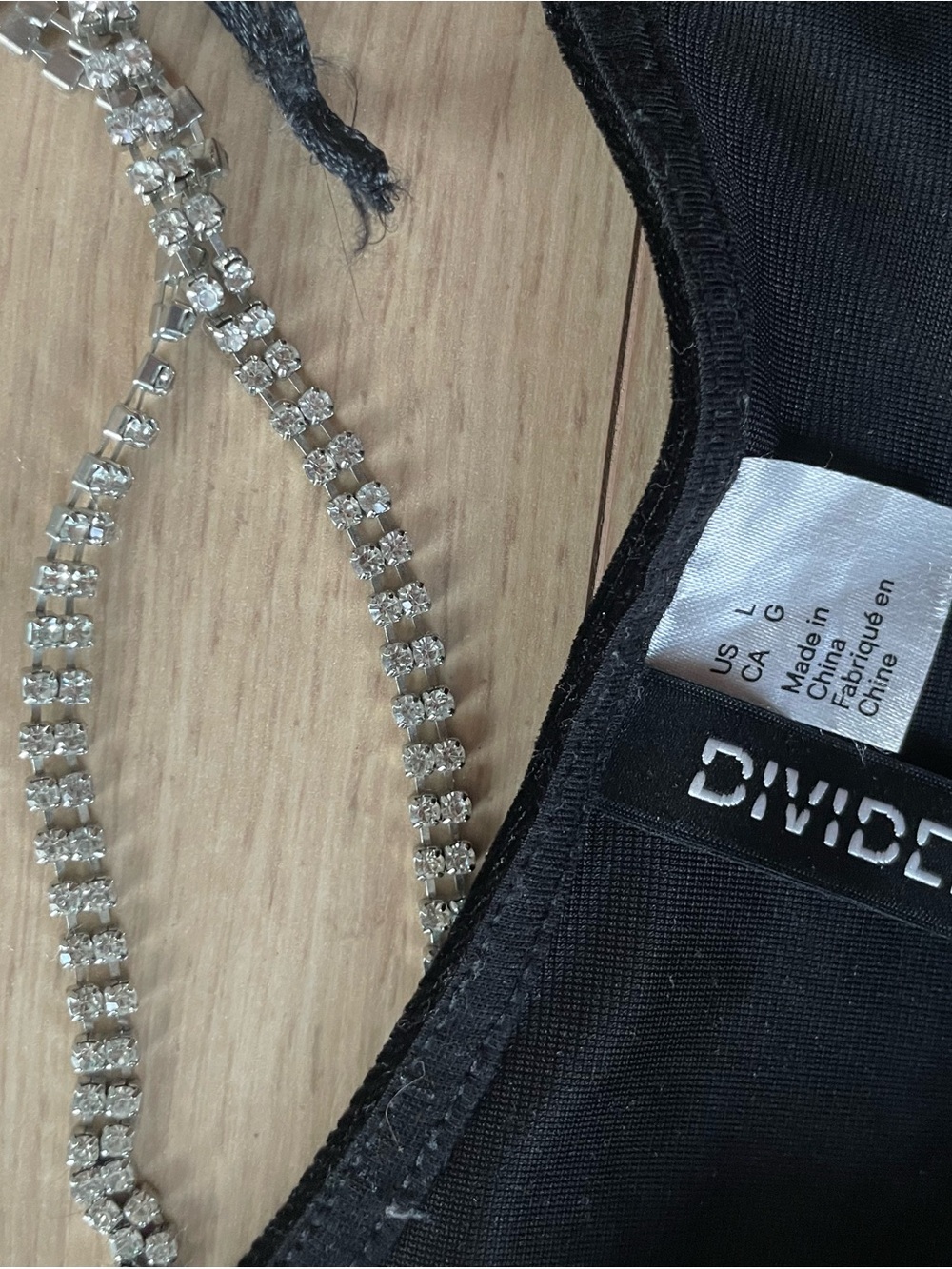 H&M Velvet Rhinestone Dress - Picture 2 of 3